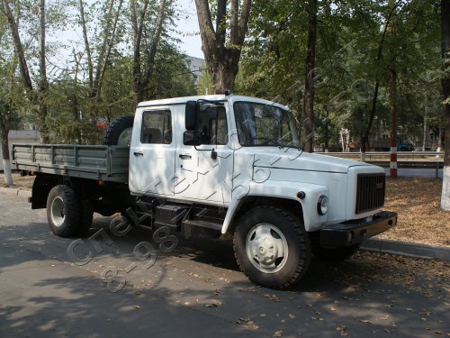 Бортовой грузовик ГАЗ-3309 (Газон Фермер) двухрядная кабина с кузовом 2,6/4,1/5,1 метра